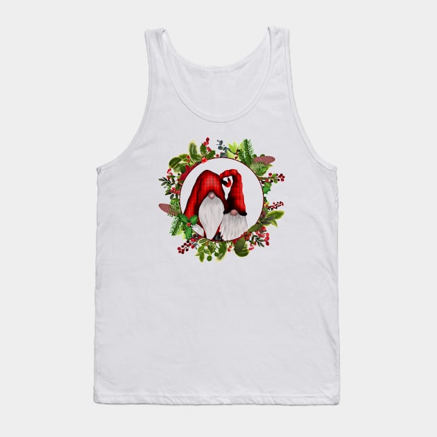 Gnome wreath Tank Top by CharlieCreates